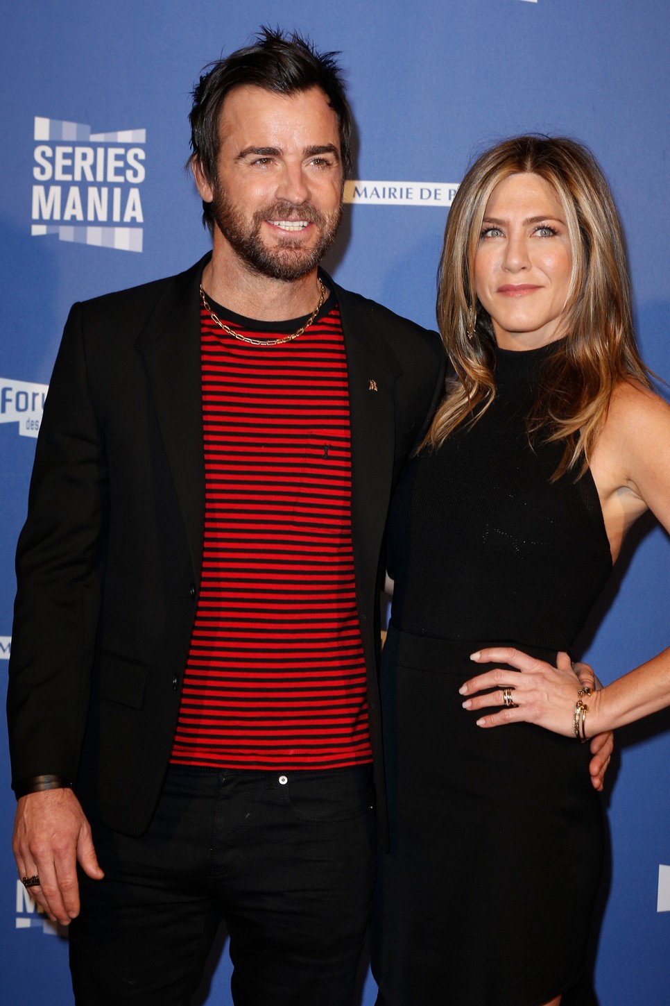 Justin Theroux és Jennifer Aniston 2017-ben