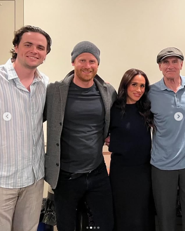 Meghan Markle és Harry herceg James Taylor koncertjén lazítottak