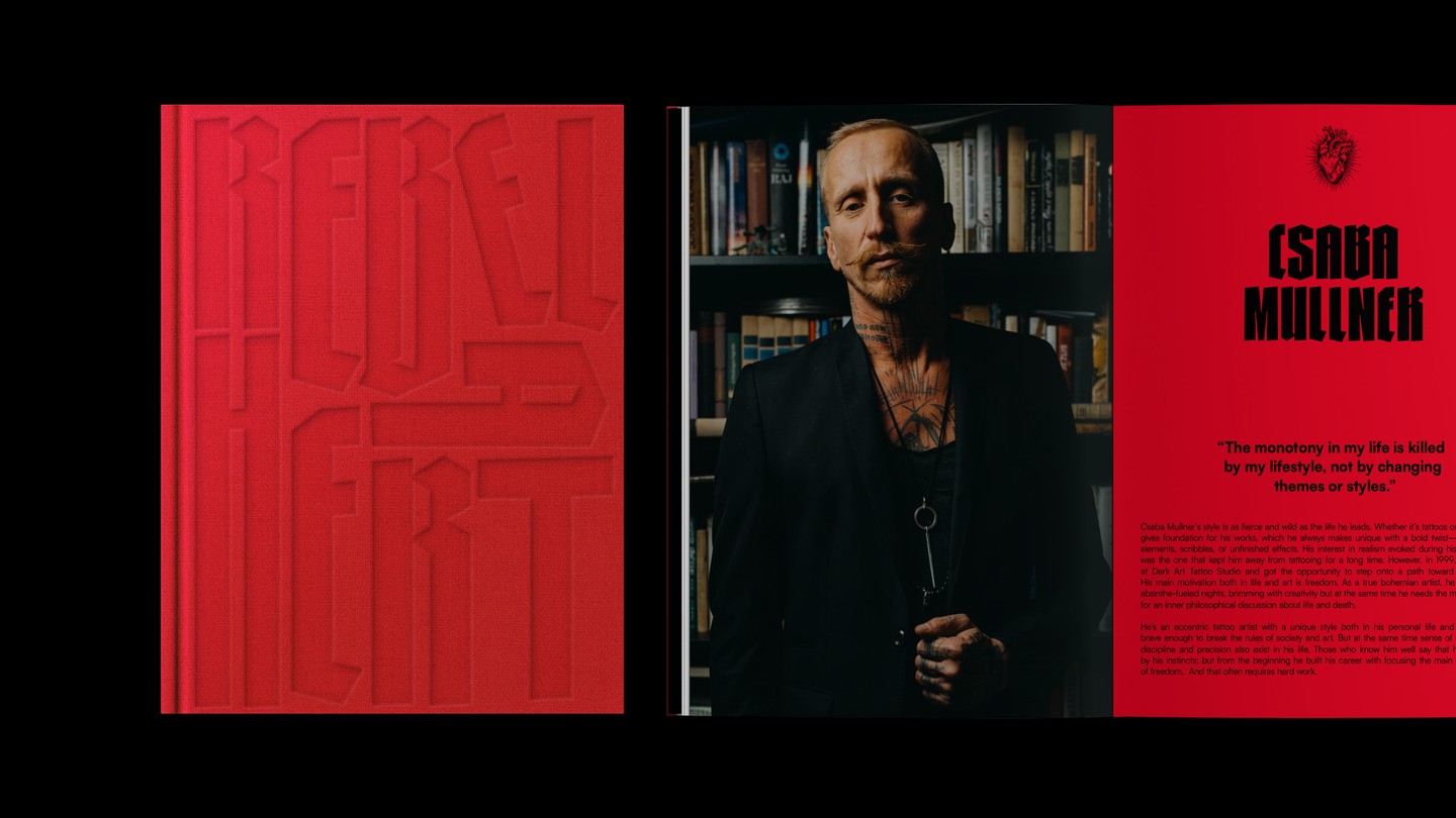 „Rebel Heart – A magyar tetoválás öröksége” lapjain keresztül egy teljes művészgeneráció története bontakozik ki.
