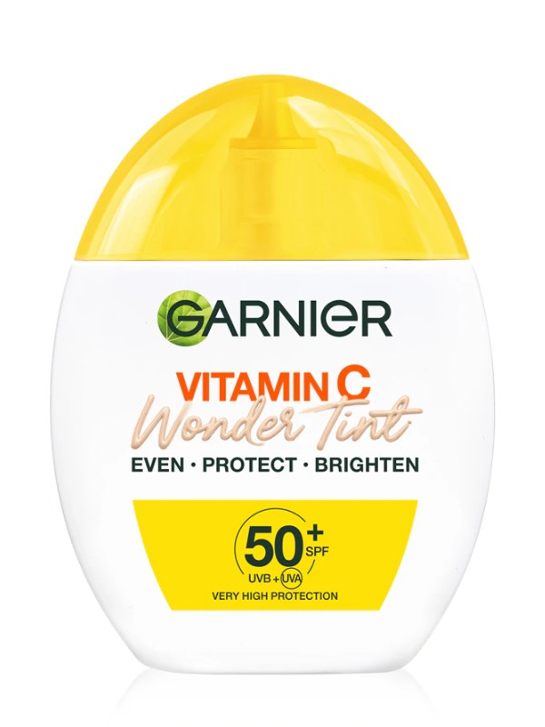 C-vitaminos Wonder Tint színezett fluid SPF 50+ (Light) GARNIER 5599 Ft/40 ml