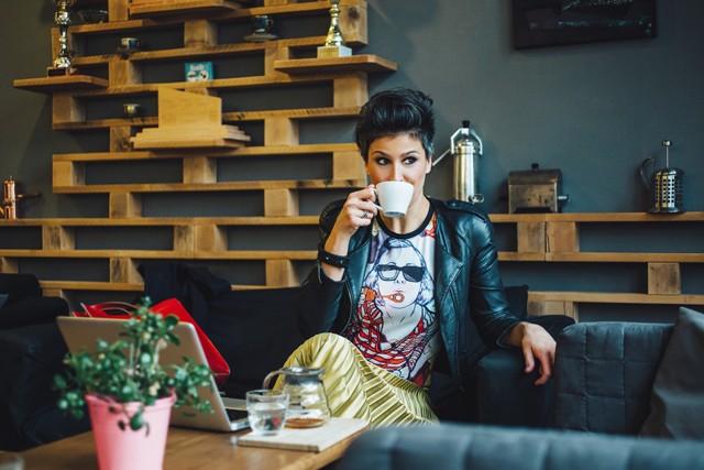 Ilyen, amikor Havas Dóra kiköltözteti az irodáját otthonról