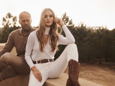 Először mutatkozott közös kampányban Rosie Huntington-Whiteley és Jason Statham