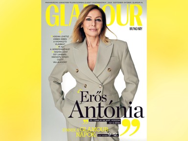 Erős Antóniával a címlapon megjelent a GLAMOUR szeptember-októberi száma, jönnek a 20 éves GLAMOUR-napok