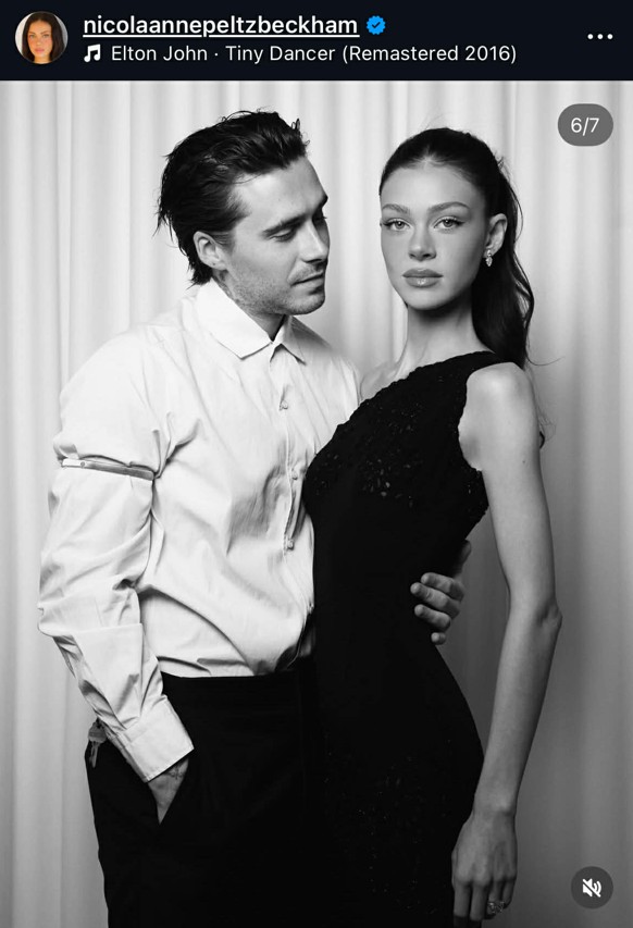 Nicola Beltz Beckham mesés fotókat osztott meg kettejükről Instagram oldalán