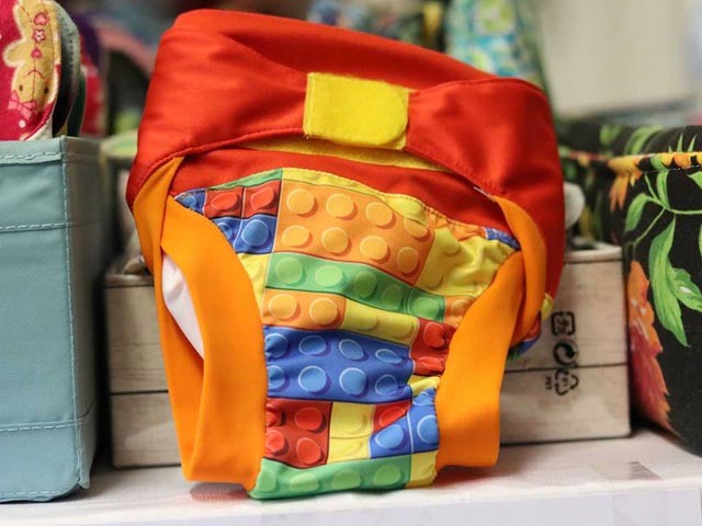 3. Lego-mintás mosható pelenka