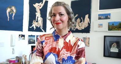 Szabó Klára Petra képzőművész alkotásaival a női énhez kapcsolódó tradicionális sztereotípiák lebontásán dolgozik 