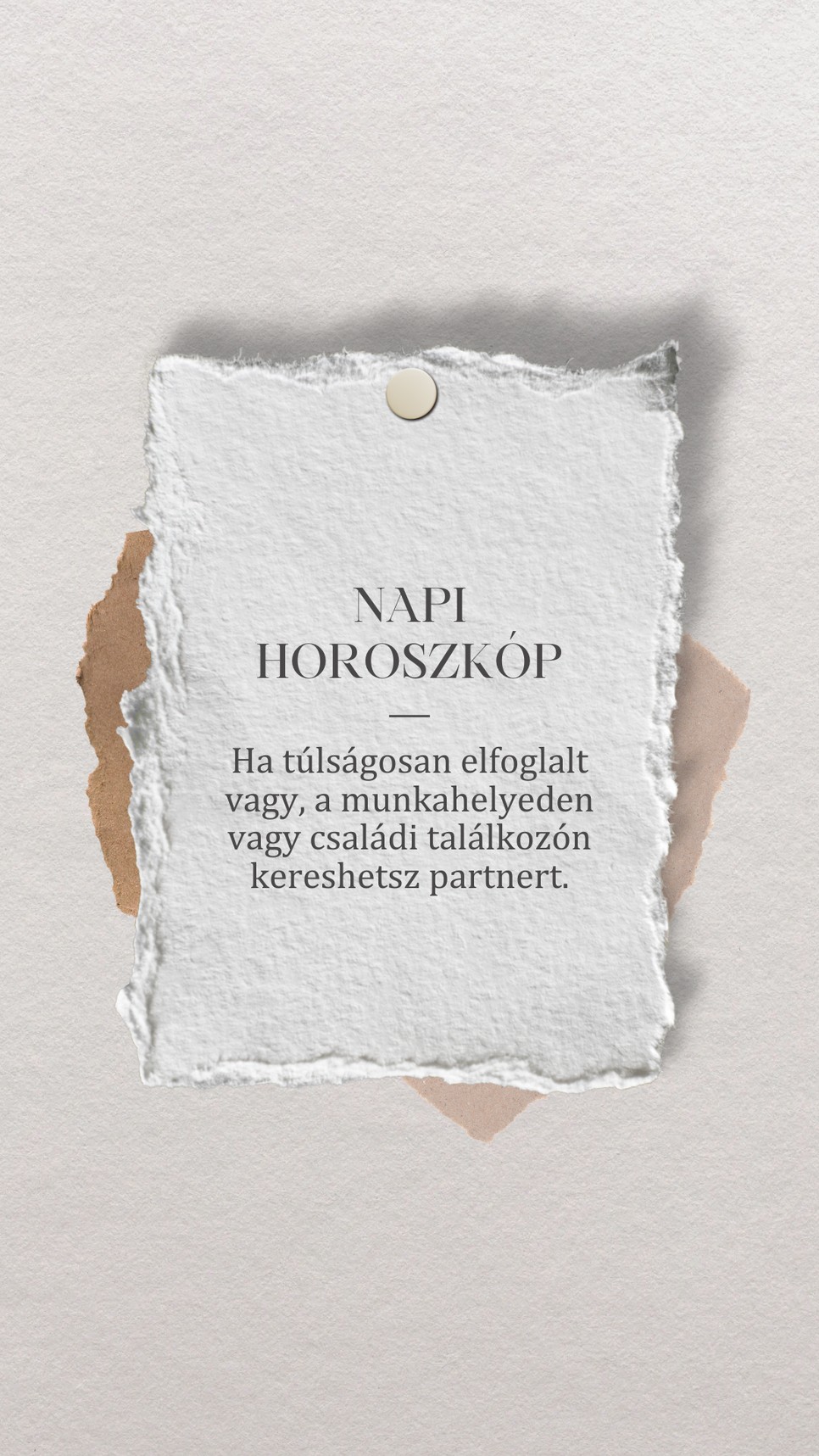 Egy kis emlékeztető a napi horoszkóp szerint