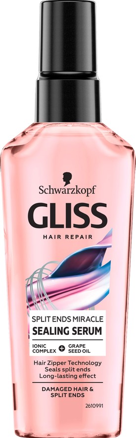 Split Ends Miracle hajvégápoló szérum GLISS 2299 Ft/75 ml (30,65 Ft/1 ml)