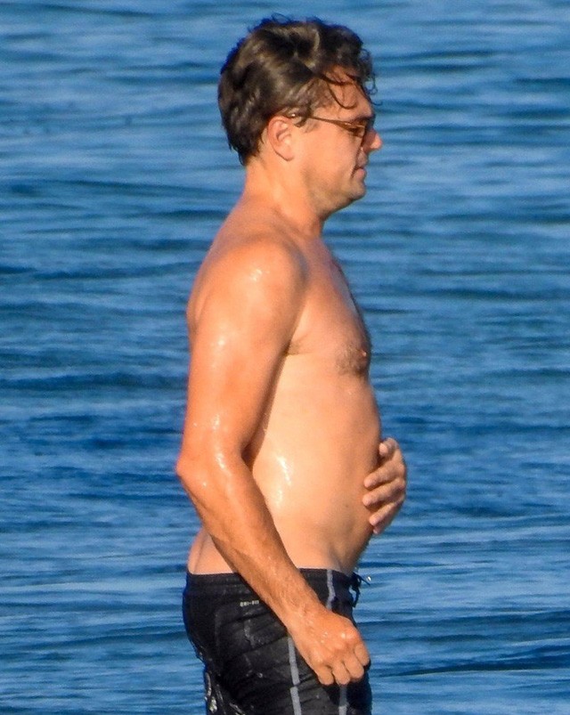 Leonardo DiCaprio a tengerben