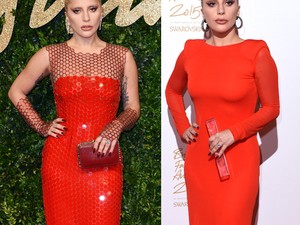 Lady Gaga ruhája nem, de a sminkje annál inkább ijesztő