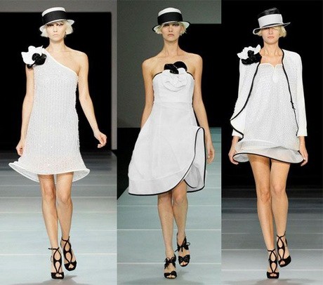 Az Emporio Armani idei tavasz-nyári kollekciója a letisztult fekete-fehér ruhadarabokról és kiegészítőkről szól