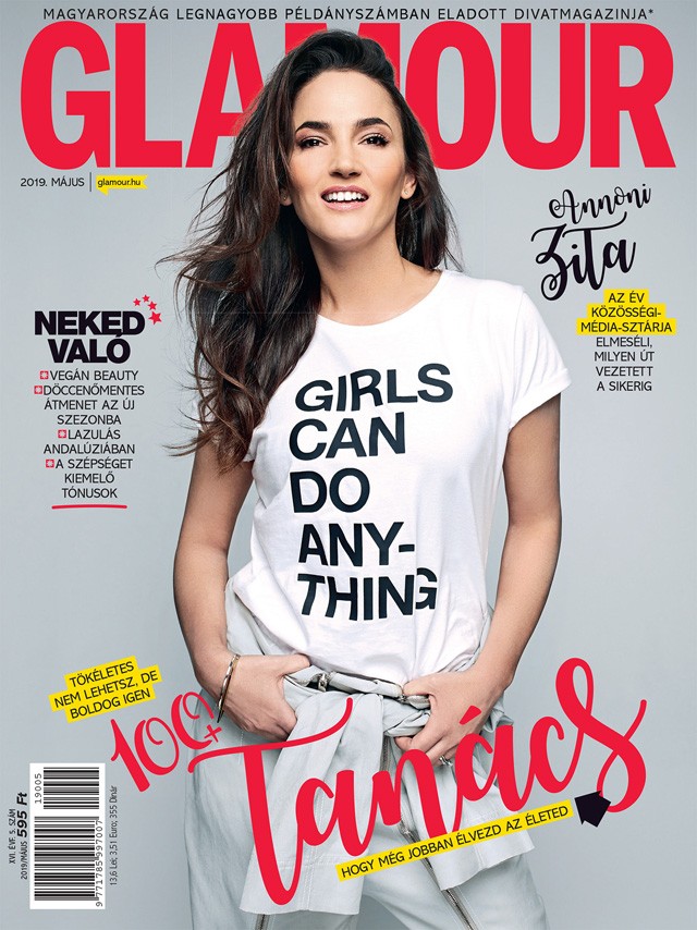 Itt az első szelficímlap: Annoni Zita a GLAMOUR májusi címlaplánya