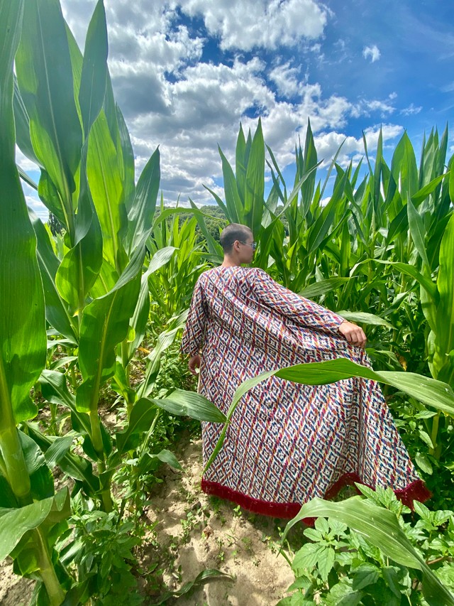 Oláh Anna ma bátran kombinálta a mintákat, és milyen jól tette