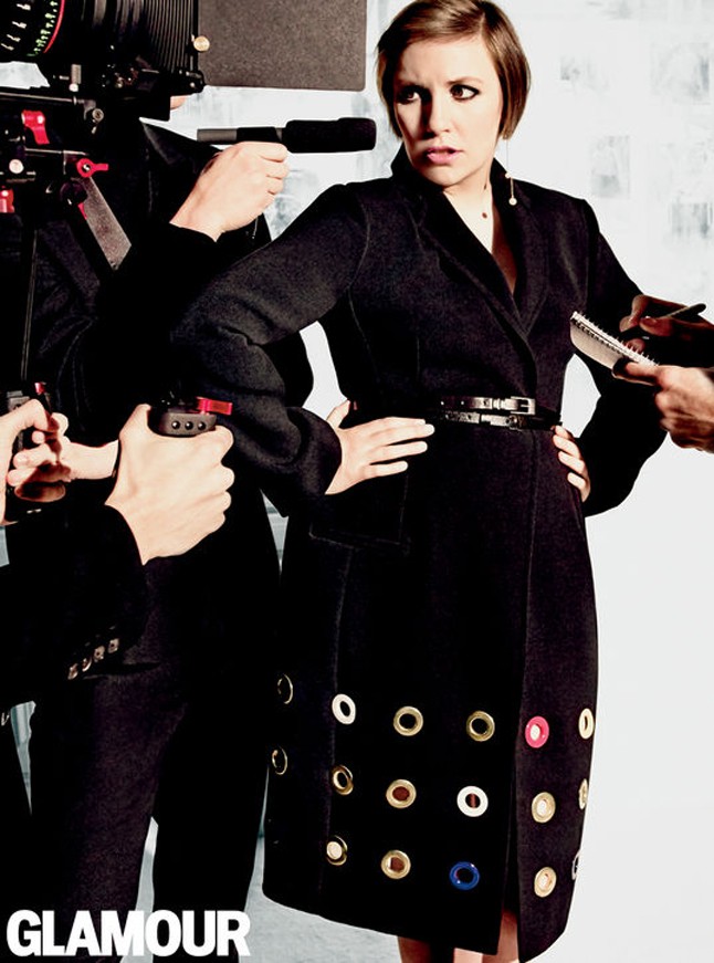 Lena Dunham megmutatja tetoválásait a GLAMOUR címlapján