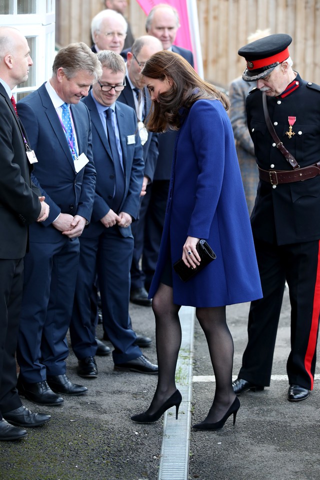 Kate Middleton beszorult sarok