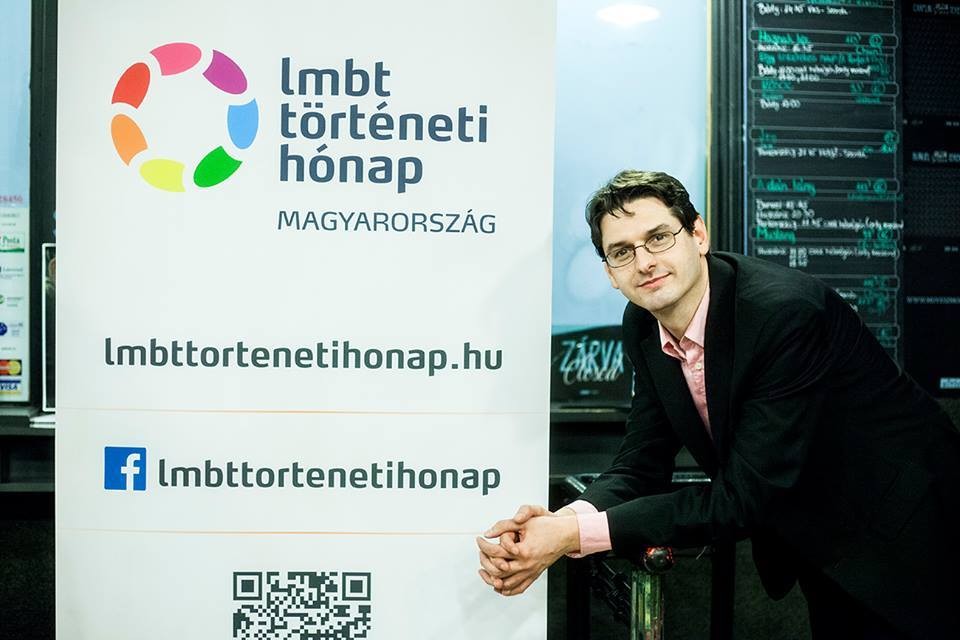 Hanzli Péter, az LMBT Történeti Hónap alapítója