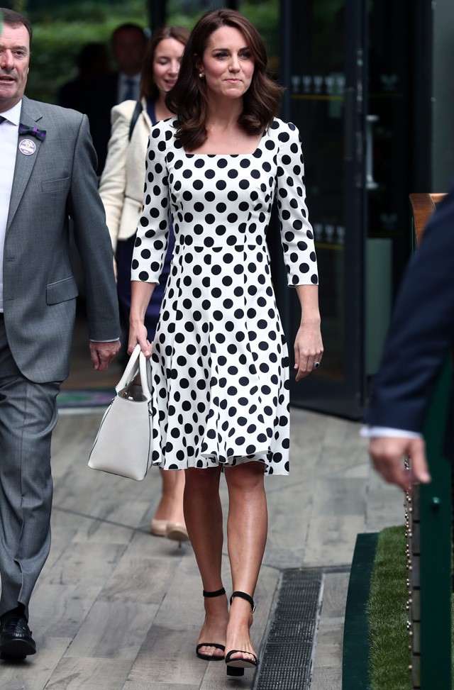 Kate Middleton a wimbledoni tenisztornán