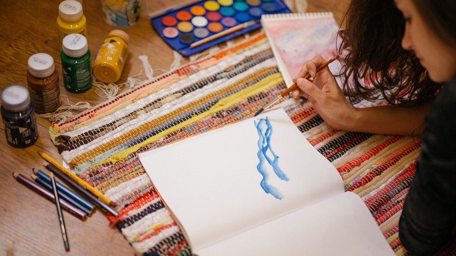 Művészetterápia Fotó: Diana Komroczki