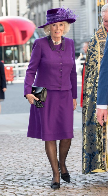 Kamilla királyné többször is lila szettet viselt a Commonwealth Day (Nemzetközösség napja) alkalmából tartott szentmisén. Ezzel azonban megsértette a királyi protokollt, mivel a királyi család tagjainak a fehér, a piros vagy a kék árnyalatait illik viselni a Nemzetközösség országai közötti testvériség ünnepén.   