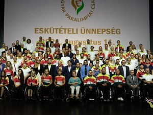 Letették az esküt Magyar Paralimpiai Csapat tagjai