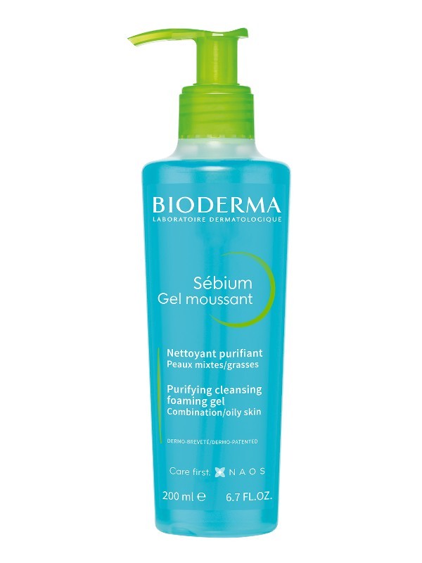 Sebium Gel Moussant habzó gél lemosó BIODERMA 5790 Ft/200 ml (28,95 Ft/1 ml)