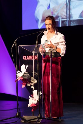 Ritka alkalmak egyike, amikor Dobó Kata vörös haját sötétbarnára cserélte