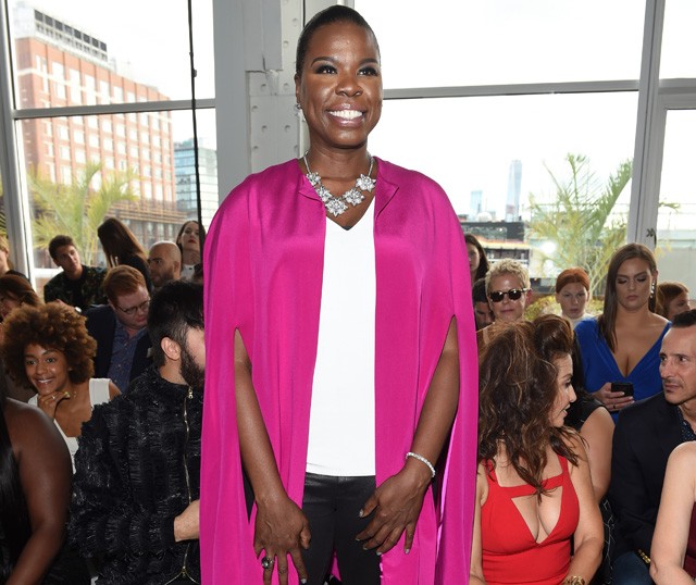 Leslie Jones a Christian Siriano első sorában