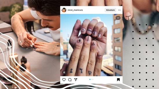 Ha egy férfi fáraó festhette a körmét, most miért fáj annyira néhány mintás férfi köröm?