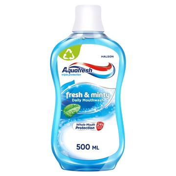 Fresh & Minty szájvíz AQUAFRESH 1399 Ft/500 ml (2,79 Ft/1 ml) GLAMOUR-kuponnal, 25% kedvezménnyel 1049 Ft. A kupon érvényes az ország összes ROSSMANN üzletében, Online Drogériájában és mobilapplikáción keresztül a készlet erejéig, 2025. február 10-16. között. 