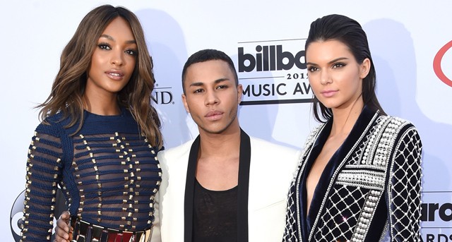 A Balmain tervezője és Jourdan Dunn valamint Kendall Jenner