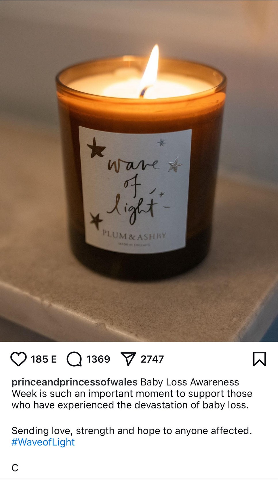 A "C" az aláírásban arra utal, hogy maga Katalin hercegné fogalmazta a sorokat