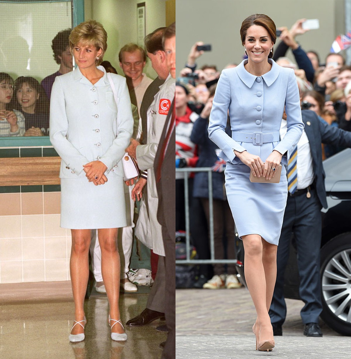 Pasztellszínű kiskosztüm