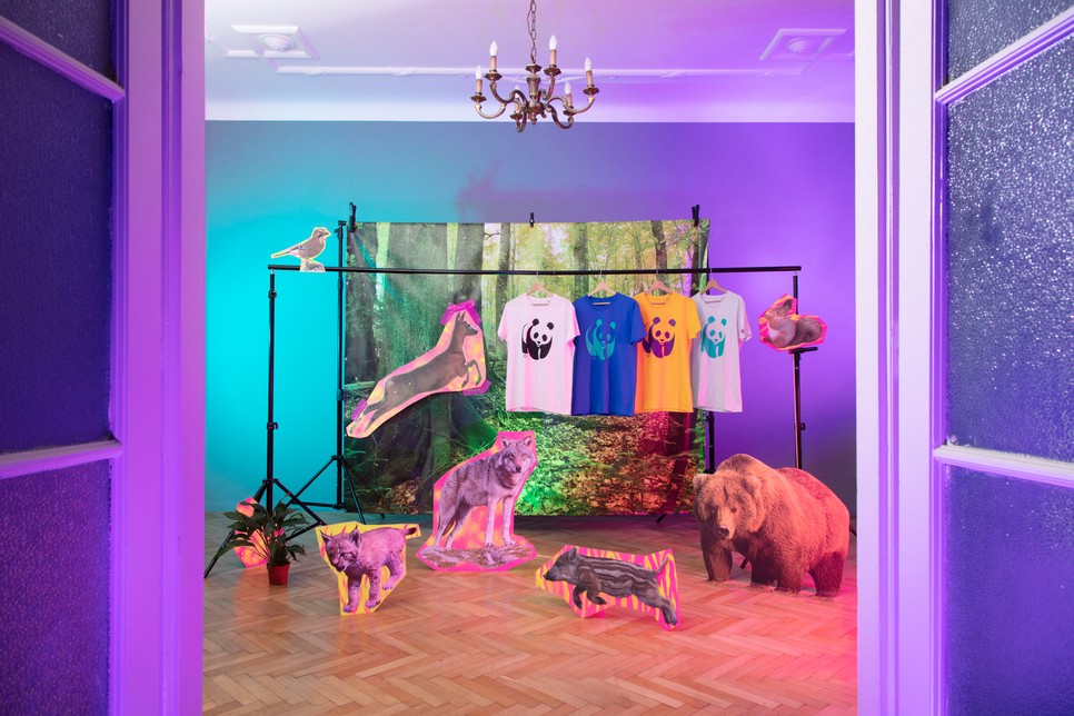 Az újonnan belépő rendszeres havi támogatók limitált számban környezetbarát, egyedi tervezésű, színes pólót kapnak ajándékba. / Fotó: Szombat Éva