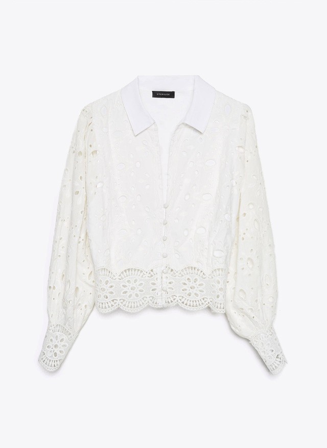 Hímzett blúz UTERQUE 35990 Ft