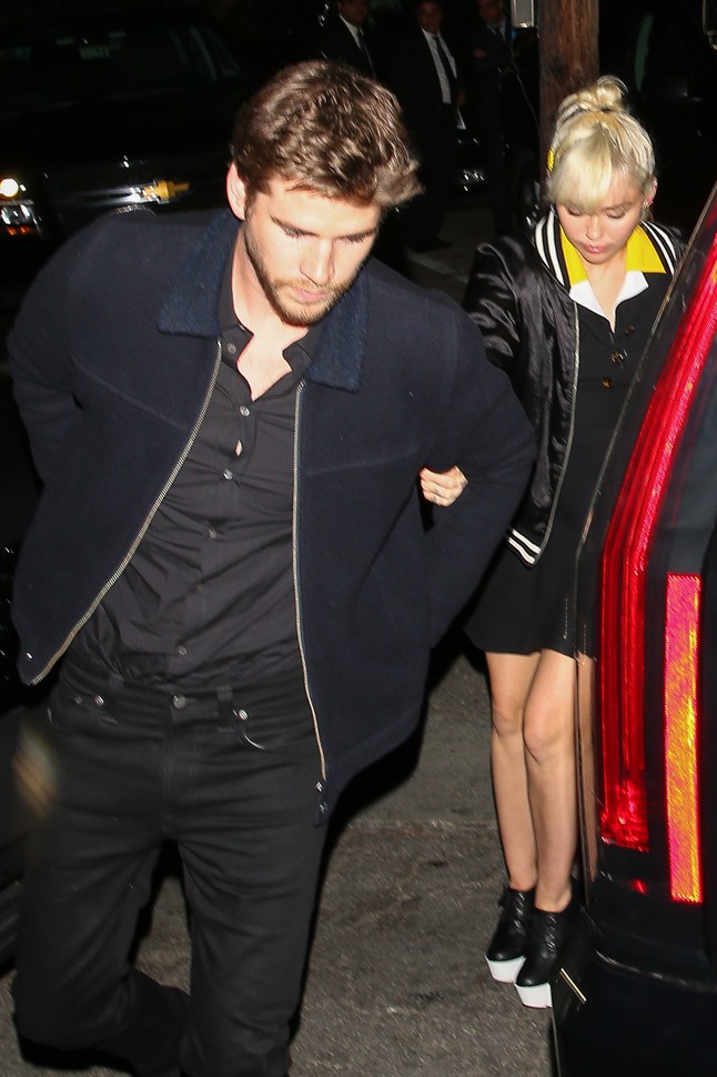 miley cyrus, liam hemsworth