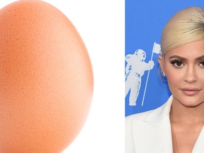 Egy tojás lett a legtöbbek által kedvelt kép az Instagramon, ezzel lekörözve Kylie Jennert