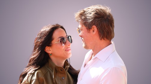 Brad Pitt barátnője lenge öltözetben vészeli át a hőséget, Ines de Ramon melltartót sem vett apró felsője alá
