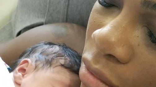 Serena Williams megmutatta végre a kisbabáját!