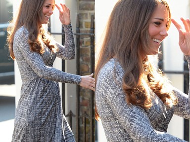 Gömbölyödik Kate Middleton pocakja