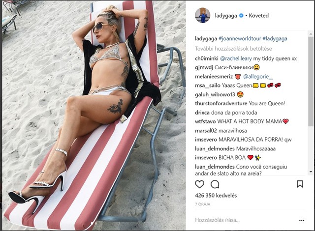 Lady Gaga egyik fotóján a fenekét, másikon a mellét tolja az arcunkba!