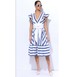 Csíkos ruha övvel AMNESIA 21990 Ft -20%