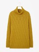 Csavart mintás pamutpulóver COS 28 000 Ft