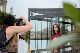 Kukkants be Felméry Lili balerina fotózásának kulisszái mögé