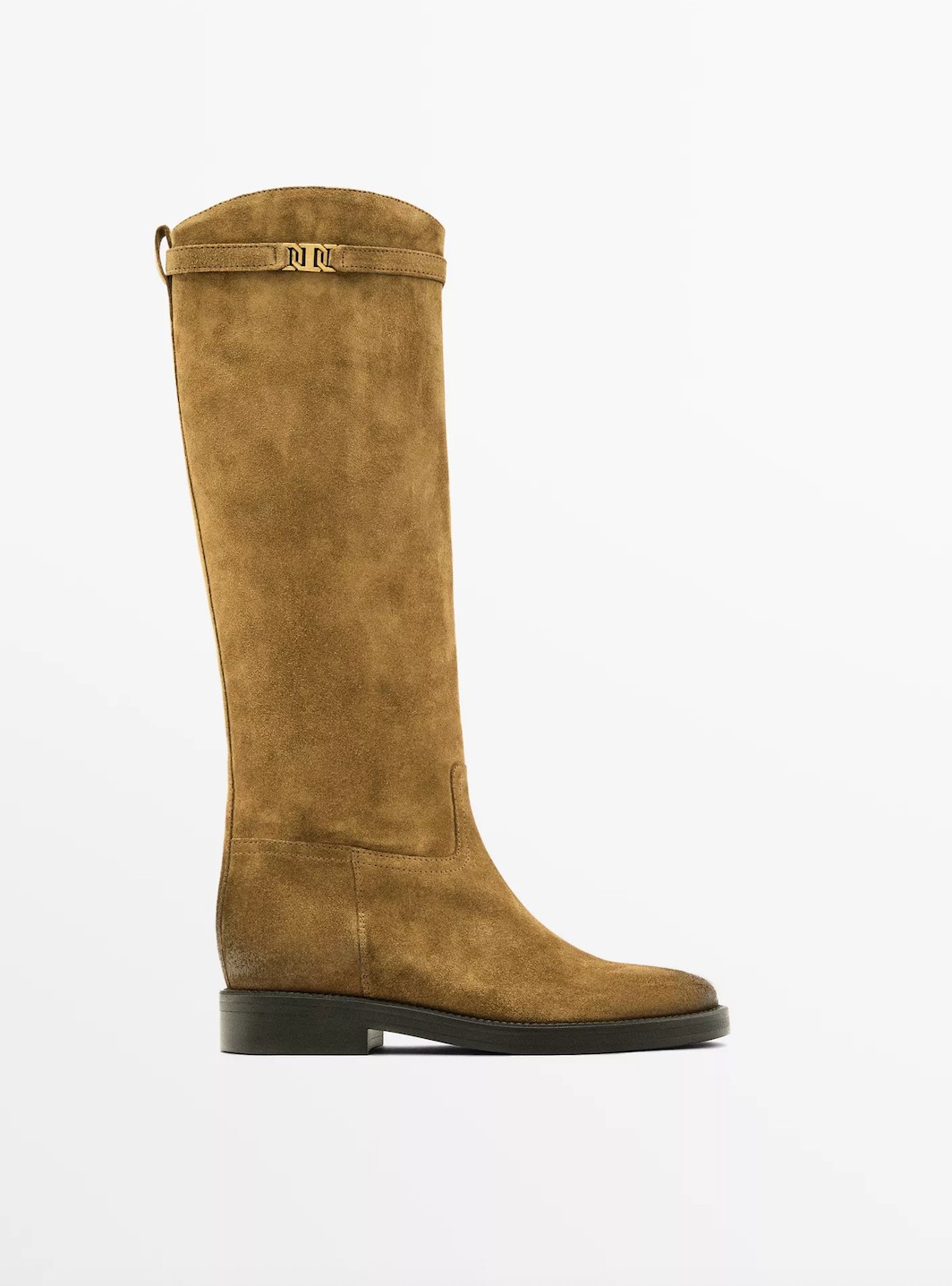 Velúr lovagló csizma MASSIMO DUTTI 79 995 Ft