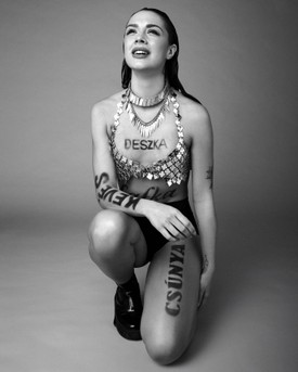 Léda Kitti a Next Top Model Hungary egyik versenyzője Stylist: Kiss Márk