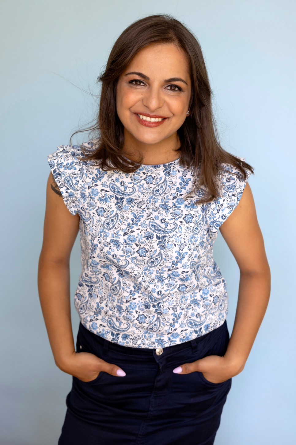 Esztergomi Zsuzsanna, roma nő, anya és szociális munkás