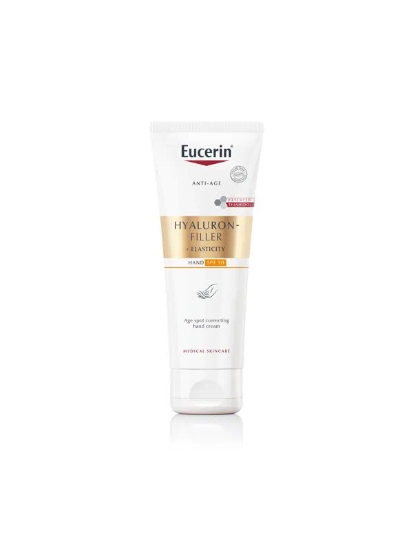 Hyaluron-Filler + Elasticity pigmentfolt halványító & bőrfiatalító kézkrém FF 30 EUCERIN xxxx Ft/xx ml (xx Ft/1 ml)