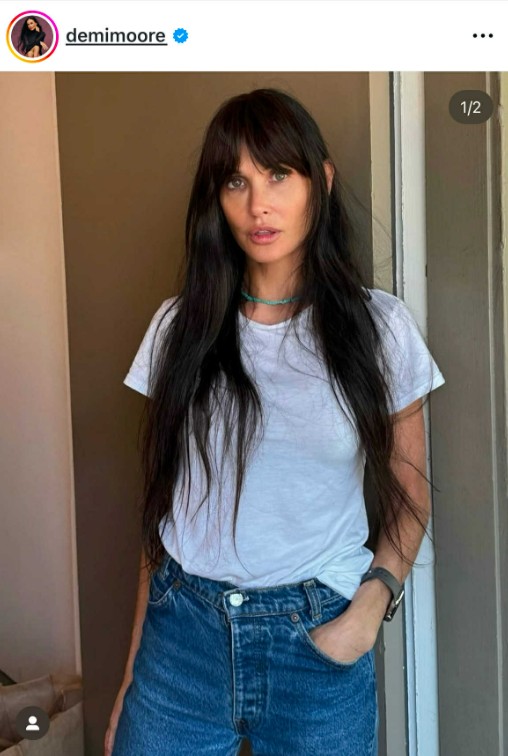 Demi Moore új frizurájával megidézte a régi időket