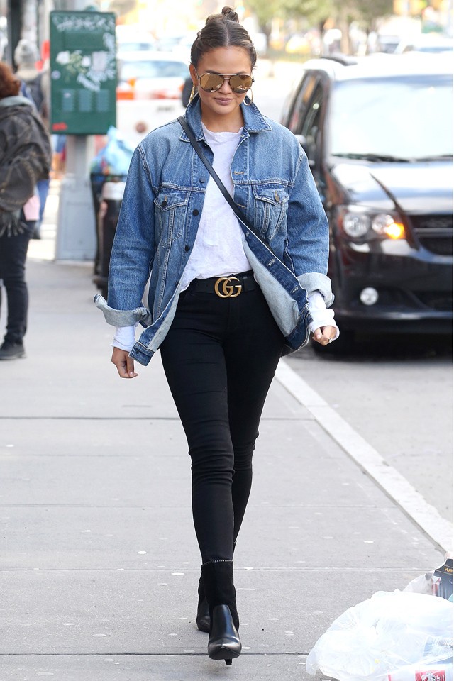 Chrissy Teigen Gucci öv