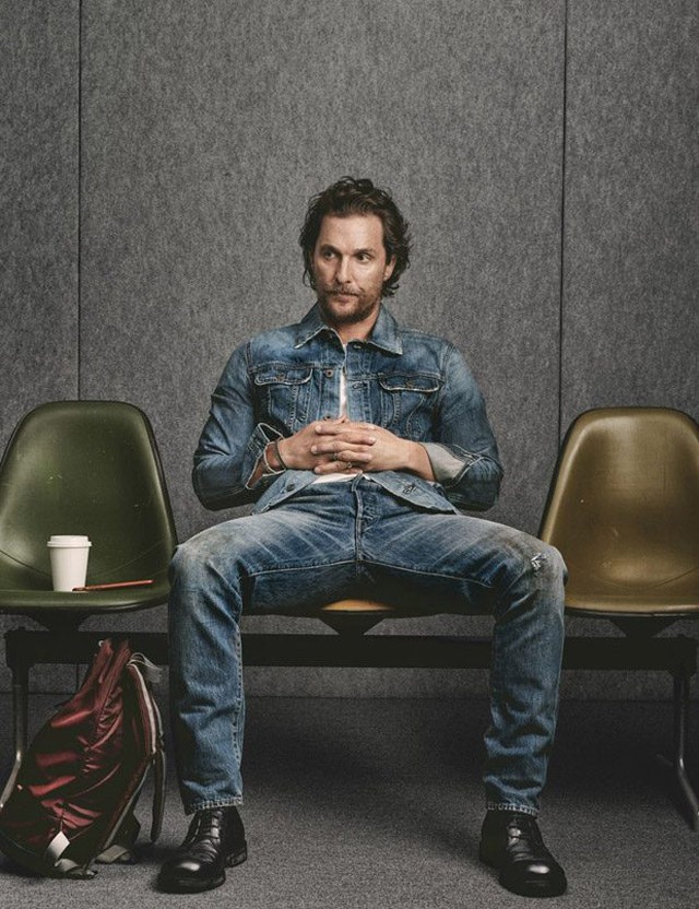 Matthew McConaughey a W portréján